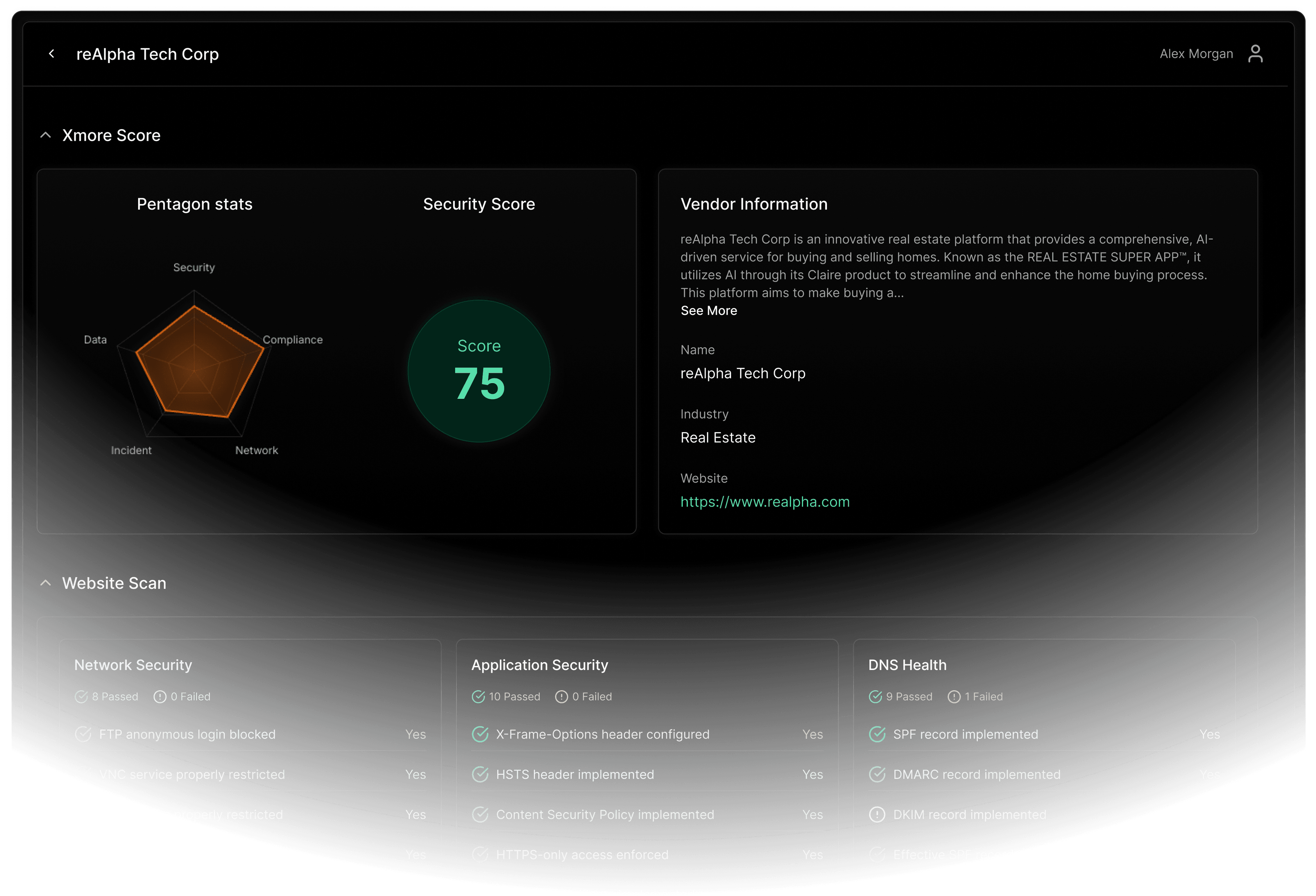 Xmore AI Dashboard